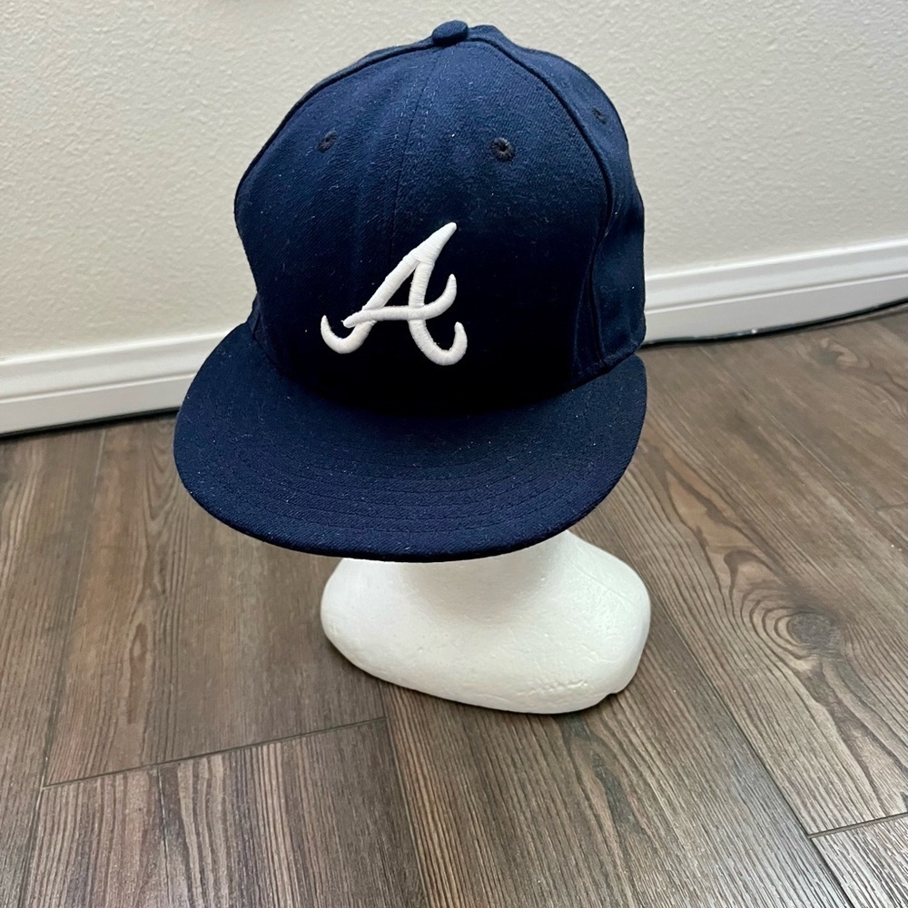 Navy Blue Cap with White Logo